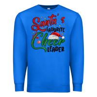 True Royal santa s favorite cheer leader Premium Sweatshirt - MaliasSmallBusiness