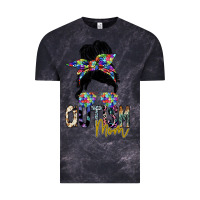 Cloud Black autism mom Vintage Tee - SublimationCraftShop