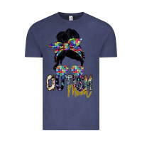 Vintage Denim autism mom Vintage Tee - SublimationCraftShop