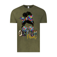 Vintage Olive autism mom Vintage Tee - SublimationCraftShop