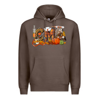 Coffee Fall CMA Certified Medical Assistant Premium Hoodie - LillyAllenDesigns