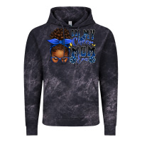 Cloud Black in my cheer mom era afro messy bun Vintage Hoodie - texasbilliewilder