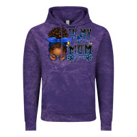 Cloud Purple in my cheer mom era afro messy bun Vintage Hoodie - texasbilliewilder