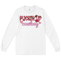 White pucker up cowboy Long Sleeve Tee - JahusDesignShop