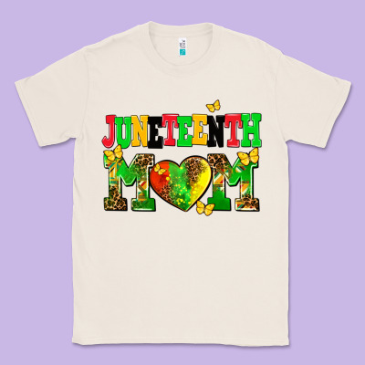 Juneteenth Mom Classic Tee Designed By Adodesignshop
