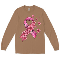 Toasted Coconut pink cancer ribbon Long Sleeve Tee - AdoDesignShop