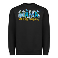Black mama all day everyday Heavyweight Sweatshirt - Zillion Design Studio