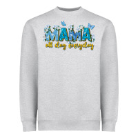 Heather Grey mama all day everyday Heavyweight Sweatshirt - Zillion Design Studio