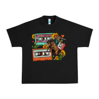 Black rodeo sunflower cactus cassette Urban Heavy Tee - FaDigitalArtStudio