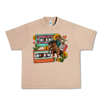 Burro rodeo sunflower cactus cassette Urban Heavy Tee - FaDigitalArtStudio