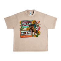 French Oak rodeo sunflower cactus cassette Urban Heavy Tee - FaDigitalArtStudio