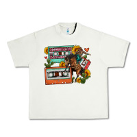 Pistachio rodeo sunflower cactus cassette Urban Heavy Tee - FaDigitalArtStudio