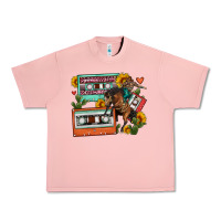 Salmon rodeo sunflower cactus cassette Urban Heavy Tee - FaDigitalArtStudio
