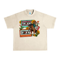 Sandshell rodeo sunflower cactus cassette Urban Heavy Tee - FaDigitalArtStudio