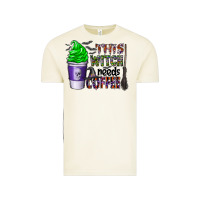 Vintage Arctic this witch needs coffee Vintage Tee - CowhideDigitalArt