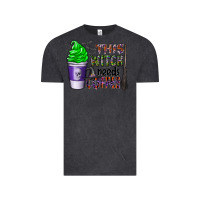Vintage Black this witch needs coffee Vintage Tee - CowhideDigitalArt