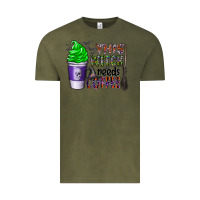 Vintage Olive this witch needs coffee Vintage Tee - CowhideDigitalArt