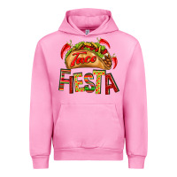 Fuchsia Pink Taco Fiesta Urban Hoodie - texasbilliewilder