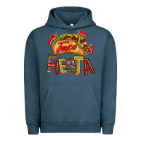 Pigment Midnight Navy Taco Fiesta Urban Hoodie - texasbilliewilder
