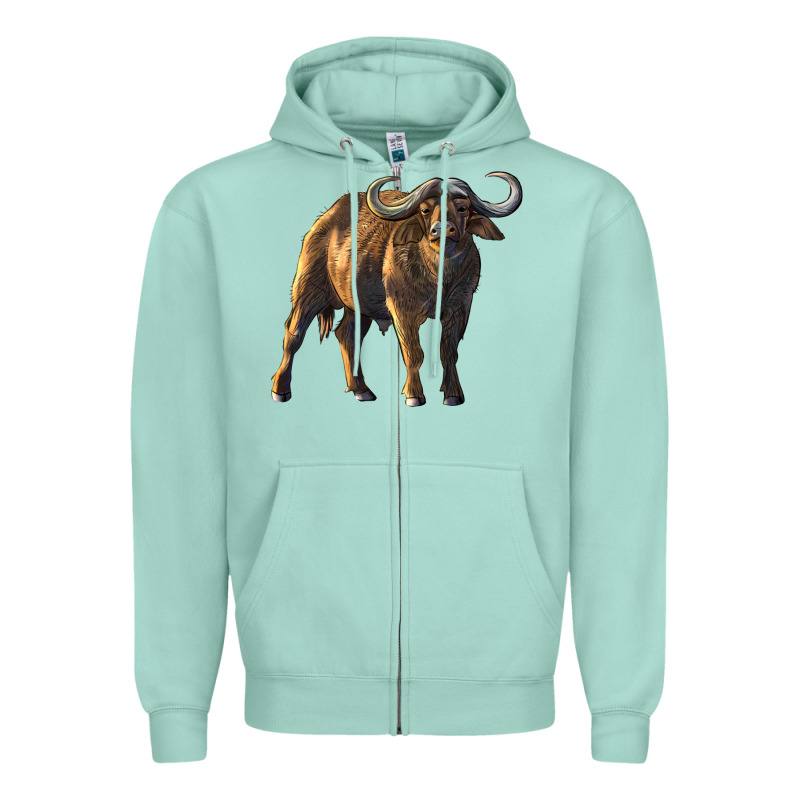 Buffalo Zipper Hoodie by LillyAllenDesigns | Teevron