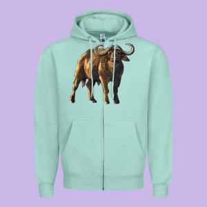 Buffalo Zipper Hoodie Designed By Lillyallendesigns