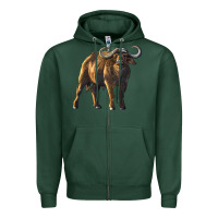 Sports Green Buffalo Zipper Hoodie - LillyAllenDesigns