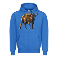 True Royal Buffalo Zipper Hoodie - LillyAllenDesigns