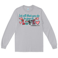 Moon Dust let all that you do be done in love Long Sleeve Tee - JahusDesignShop