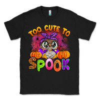 Black too cute to spook with owl Classic Tee - Artiststas