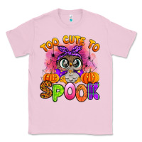 Bubblegum Pink too cute to spook with owl Classic Tee - Artiststas