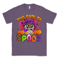 Lavender too cute to spook with owl Classic Tee - Artiststas