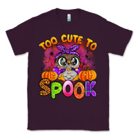 Plum too cute to spook with owl Classic Tee - Artiststas