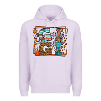 Lilac Fall Autumn Leopard Gigi Premium Hoodie - LillyAllenDesigns