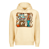 Pina Colada Fall Autumn Leopard Gigi Premium Hoodie - LillyAllenDesigns