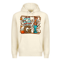Sandshell Fall Autumn Leopard Gigi Premium Hoodie - LillyAllenDesigns