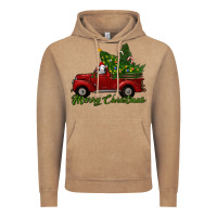 Vintage Coffee merry christmas baby sheep trees with truck Vintage Hoodie - RanaPortraitStore