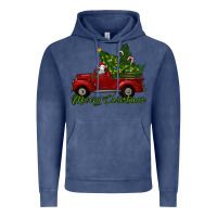 Vintage Denim merry christmas baby sheep trees with truck Vintage Hoodie - RanaPortraitStore