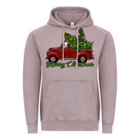 Merry Christmas Baby Sheep Trees With Truck Vintage Hoodie | Teevron