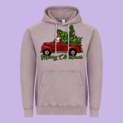 Merry Christmas Baby Sheep Trees With Truck Vintage Hoodie Designed By Ranaportraitstore