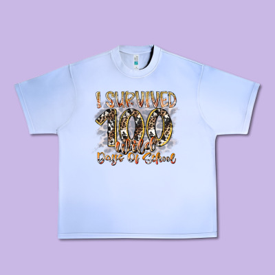 I Survived 100 Wild Days Of School Urban Heavy Tee Designed By Racoondesign