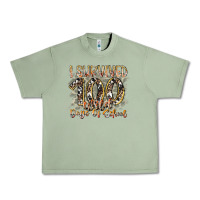 Oil Green i survived 100 wild days of school Urban Heavy Tee - RacoonDesign