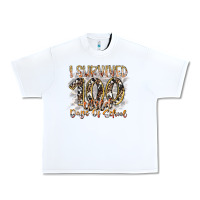 White i survived 100 wild days of school Urban Heavy Tee - RacoonDesign