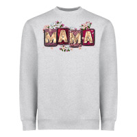 Heather Grey mama with license letters Heavyweight Sweatshirt - Zillion Design Studio