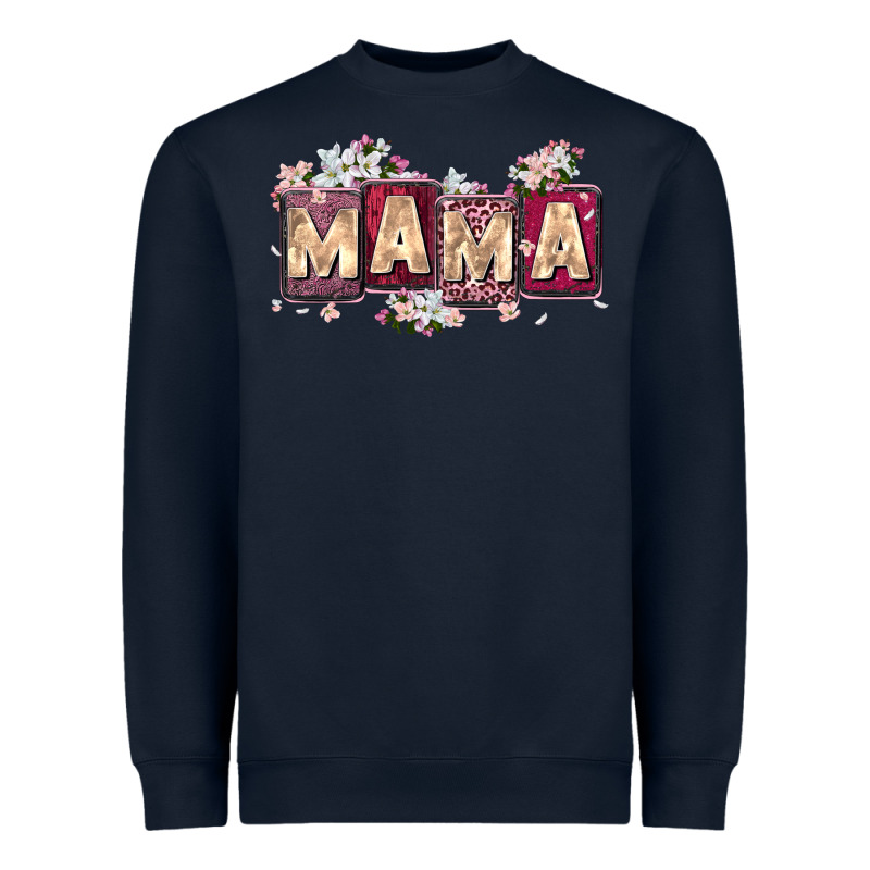 Mama With License Letters Heavyweight Sweatshirt by Zillion Design Studio | Teevron