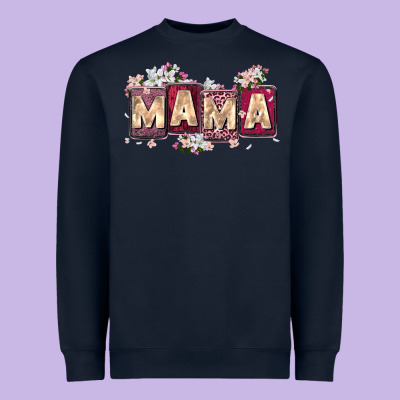 Mama With License Letters Heavyweight Sweatshirt Designed By Zillion Design Studio