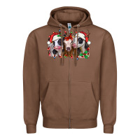 Chestnut funny christmas heifers Zipper Hoodie - Jasminsmagicworld