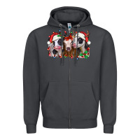 Smoke funny christmas heifers Zipper Hoodie - Jasminsmagicworld