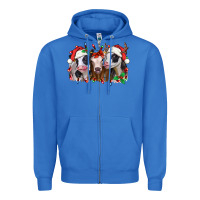 Funny Christmas Heifers Zipper Hoodie | Teevron