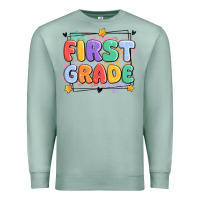 Seafoam first grade Premium Sweatshirt - MaliasSmallBusiness