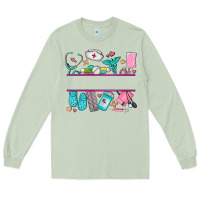 Matcha nurse elements with costom name Long Sleeve Tee - AdoDesignShop